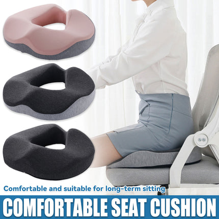Memory Foam Ergonomic Seat Cushion for Long Sitting Office Home Car Chair