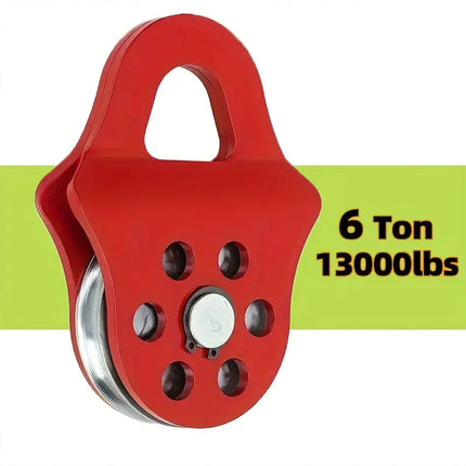 Off Road Recovery Winch Pulley Snatch Block Tackle Tow Hook Accessory Heavy Duty