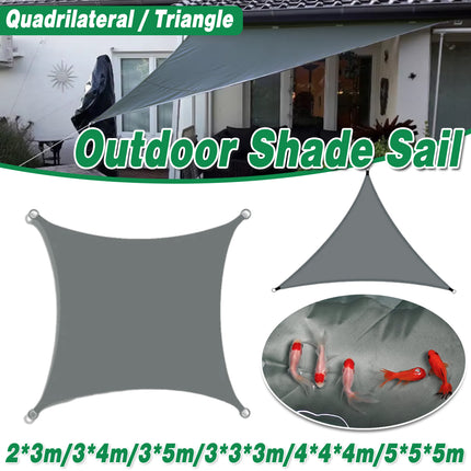 Waterproof Outdoor Shade Sail Garden Sun Canopy UV Protection Patio Awning Cloth