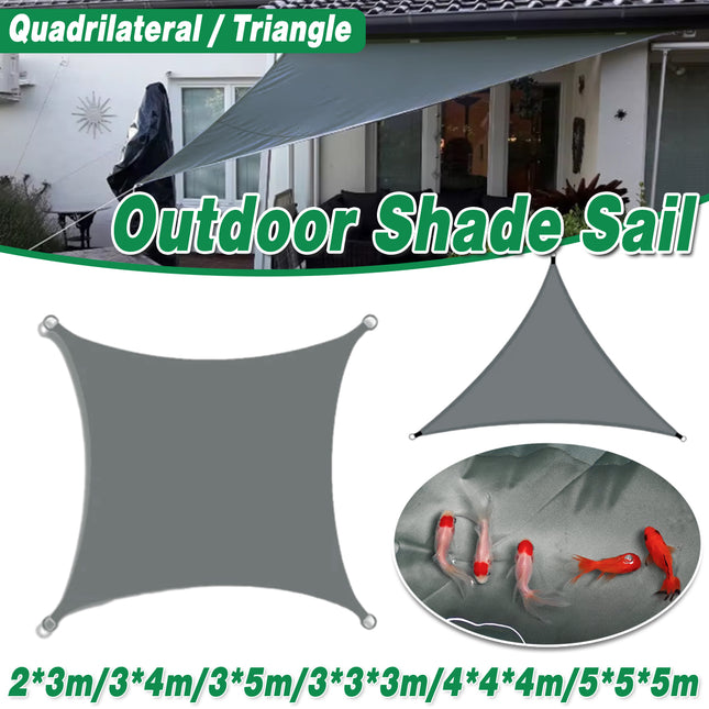 Waterproof Outdoor Shade Sail Garden Sun Canopy UV Protection Patio Awning Cloth