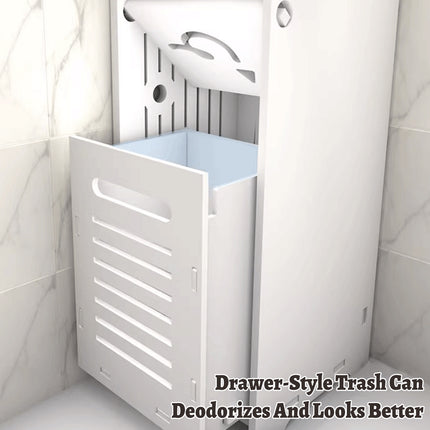 Bathroom Corner Storage Rack Durable Floor-Standing Storage Rack Space Saving