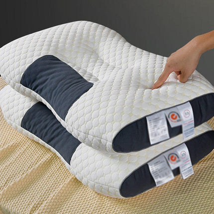 1/2X Contour Pillow Neck Support Orthopedic Cervical Pillow Anti Bacteria Sleep