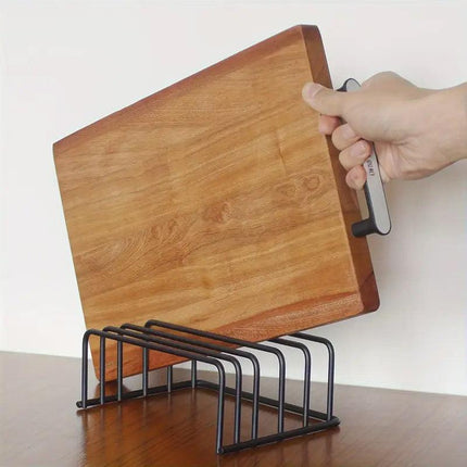 Home Kitchen Chopping Board Draining Rack Multifunction Storage Shelf Organizer