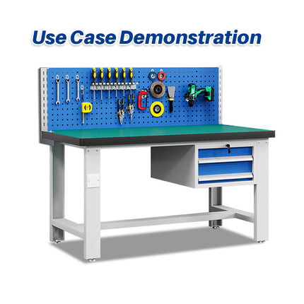 Anti Static Heavy Duty Steel Workbench 180x75x80cm Modular Components