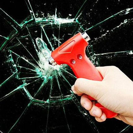 Emergency Safety Hammer Glass Breaker Tool Belt Car Bus Cutter 2 In 1 Window Au