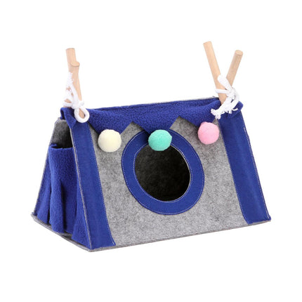 Hamster Tent Small Pet Hideout Pig Possum House Cool Triangle Nest Shelter