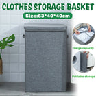 Foldable Laundry Basket Large Cloth Organizer Dirty Clothes Hamper Storage Bin