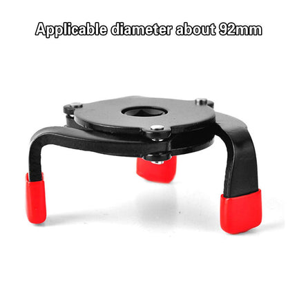 3 Jaw Oil Filter Wrench 58-100mm Range Auto-Adjust Removal Repair Tool
