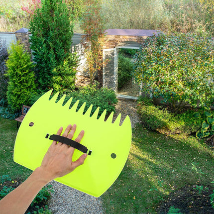 2pcs Outdoor Leaf Clip Plastic Rake Garden Tools Collecting Leaves Yard Cleanup