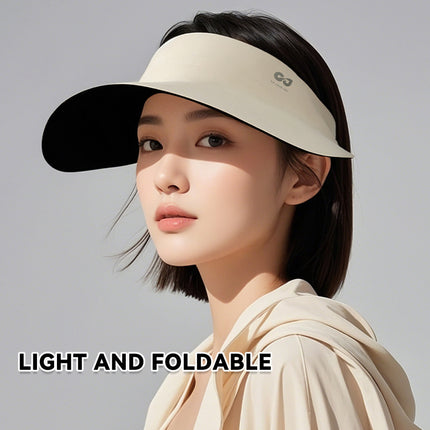 Foldable Sun Visor Hat Lightweight Breathable Wide Brim for Outdoor Summer Activitie