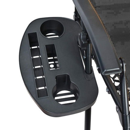Cool Black Self-produced Nap Folding Recliner Office Lunch Beach Chair