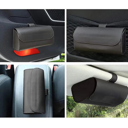 Car Glasses Clip Multifunctional Sun Visor Glasses Holder Storage Case Organizer
