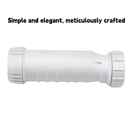White Waterless Self Sealing Waste Valve Inline Trap Bath Basin For Caravan RV