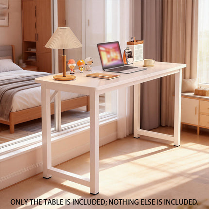 Long Narrow Study Workbench Computer Desk Writing Table For Home Office Compact