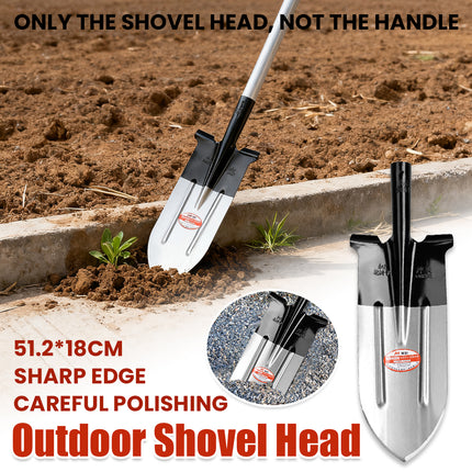 Manganese Steel Shovel Head Heavy Duty for Outdoor Farming Planting Soil Moving