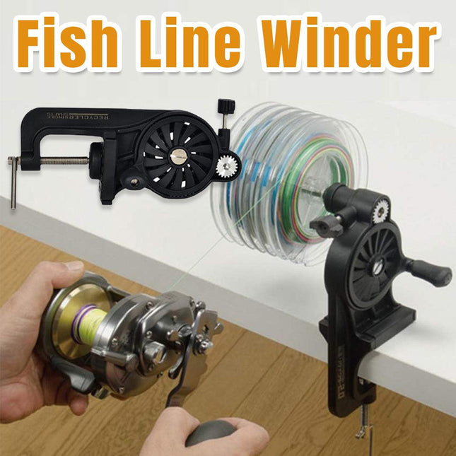 Fishing Line Spooler Reel Winder Portable Spooling Station Tool Spinning Reels