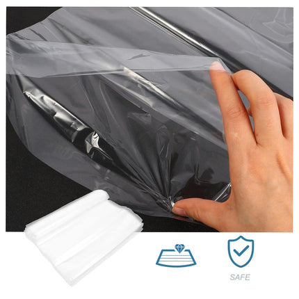 100/200PCS POF Clear POF Heat Shrink Bags for Packaging Sealing Use