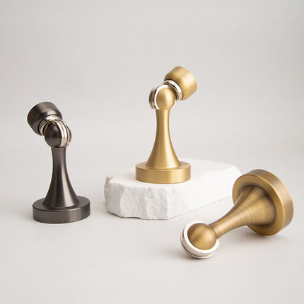 8 Colours Wall Mounted Door Stopper with Suction Catch Anti-Collision Design