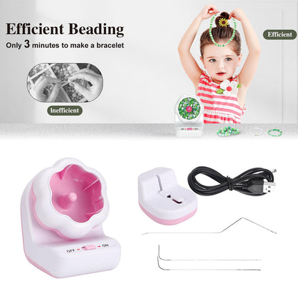 Electric Automatic Beading Machine DIY Jewelry Making Tool Efficient Threading
