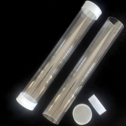20PCS Transparent Plastic Packaging Tubes Durable for Oil Painting Artwork Use