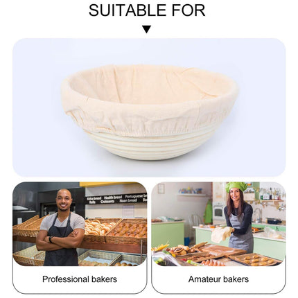 Fermentation Basket Baking Tool Rattan Woven Household Bread Proofing Basket
