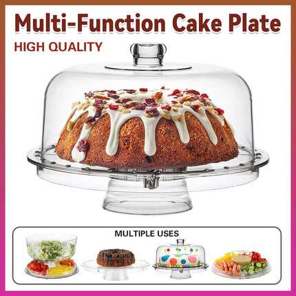 Multi Function Minimalist Cake Stand Salad Bowl Fruit Platter For Picnic Party