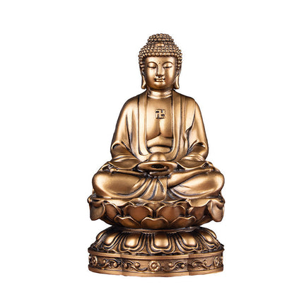 Zen Small Statue Buddha Figurine Meditation Decor for Home Office Desk Decor