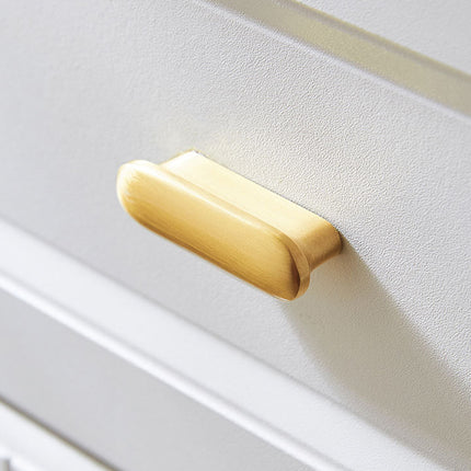 Gold Cabinet Handles 2 Sizes Modern Simple Pulls for Wardrobe Drawer Door Use