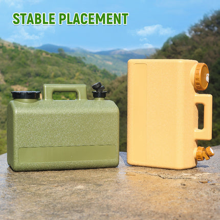 Portable 20L Water Tank Container with Tap Camping Car Outdoor Storage