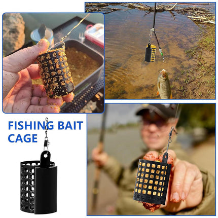 3pcs Bait Cage Attachment Tool Fishing Nesting Device for Outdoor Angling Use
