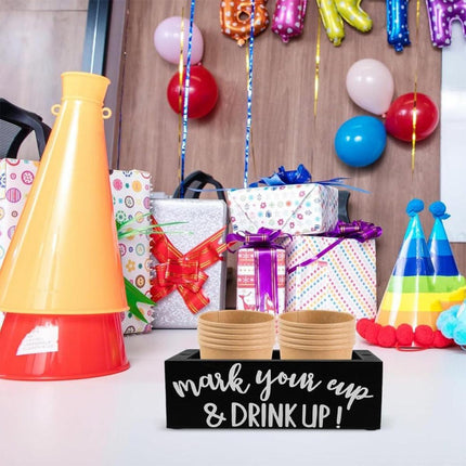 Disposable Paper Cup Storage Box Organizer Rack for Kitchen Cup Holder Storage