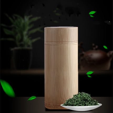 Bamboo Storage Canister with Sealed Lid 75g 100g 125g Tea Loose Leaf Jar