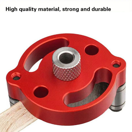 9pcs Center Hole Drill Guide Set Vertical Positioner DIY Round Woodworking Tool
