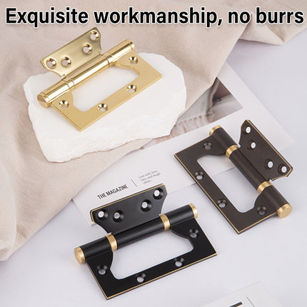 Copper Hinge 3.5mm Concealed Bearing Hinge Stealth Free Door Cabinet Hardware