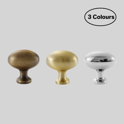 Pigeon Egg Cabinet Handle Single Hole French Style Drawer Pull for Door Closet