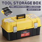 Tool Storage Box Multi Function Large Capacity Portable Tool Storage Organizer