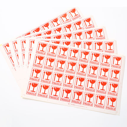 640PCS Fragile Sticker Labels Self Adhesive Logistics Shipping Carton Box Use