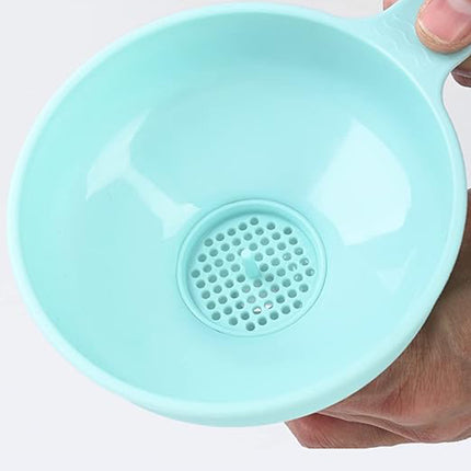 3 in 1 Multi Function Plastic Funnel Set Food Grade for Cooking Baking Liquid