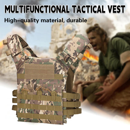 Outdoor Tactical Vest Adjustable Utility Vest Airsoft Paintball Gear