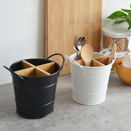 Multi-Functional Home Chopstick Container Plastic Compartments Drainage Rack