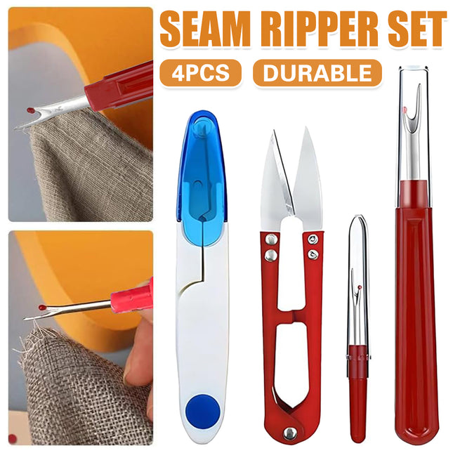 4PCS Sewing Craft Seam Ripper Thread Cutter Sharp Blade Easy To Use Durable