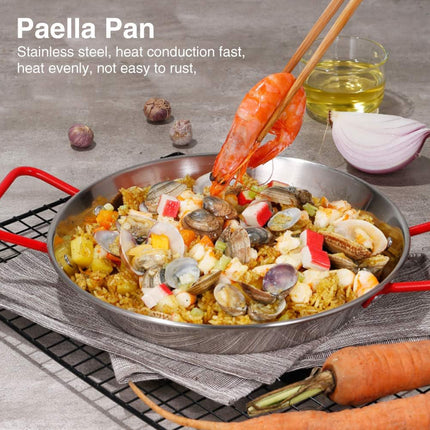 Stainless Steel Seafood Plate with Handle Food-Grade Durable Easy to Clean
