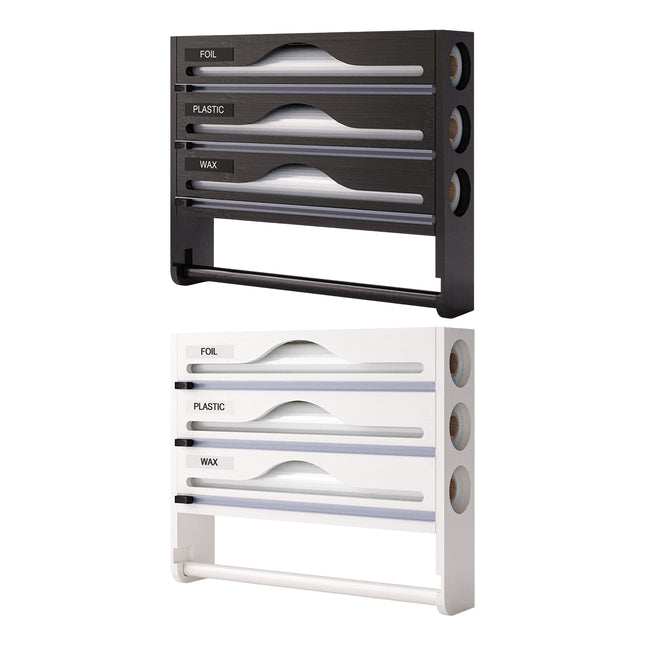 Multi-Function Cling Film Cutter Dispenser Box for Cling Film Kitchen Paper Use