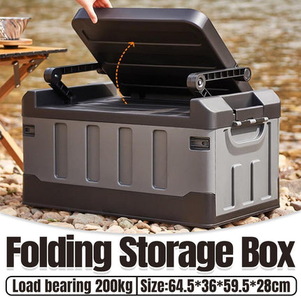 Folding Storage Box Large Capacity Organizer Collapsible Container for Home Use