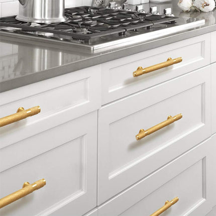 Copper Cabinet Handles 4 Sizes Gold Light Luxury Pulls for Drawer Wardrobe Door