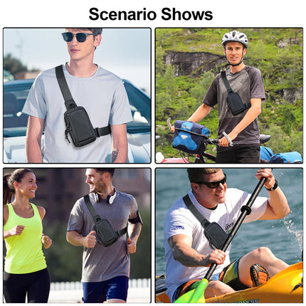 Mini Chest Bag Crossbody Bag Oxford Fabric Material Daily Casual Shopping Travel