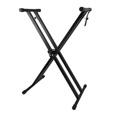 Electronic Keyboard Stand Adjustable Height X Type Piano Stand Double Pipe Raised Stand