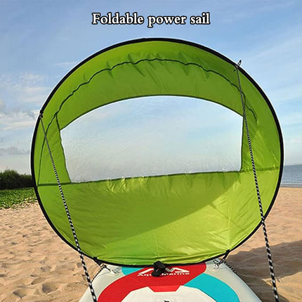 Portable Boat Sail Kayak Sail Folding Nautical Sailing Accessory Water Sports