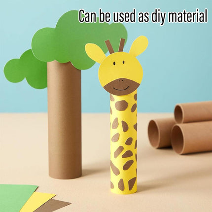 Kraft Paper Tubes 10pcs Round Poster Packaging Tubes Handmade Storage Containers