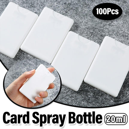 100PCS Perfume Card 20ML Portable Square Spray Bottle Refillable Scent Container